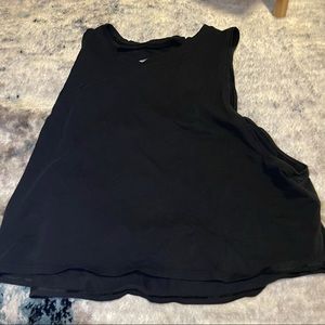 Lululemon Black Cropped Tank Top